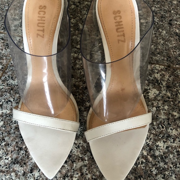 schutz shoes clear